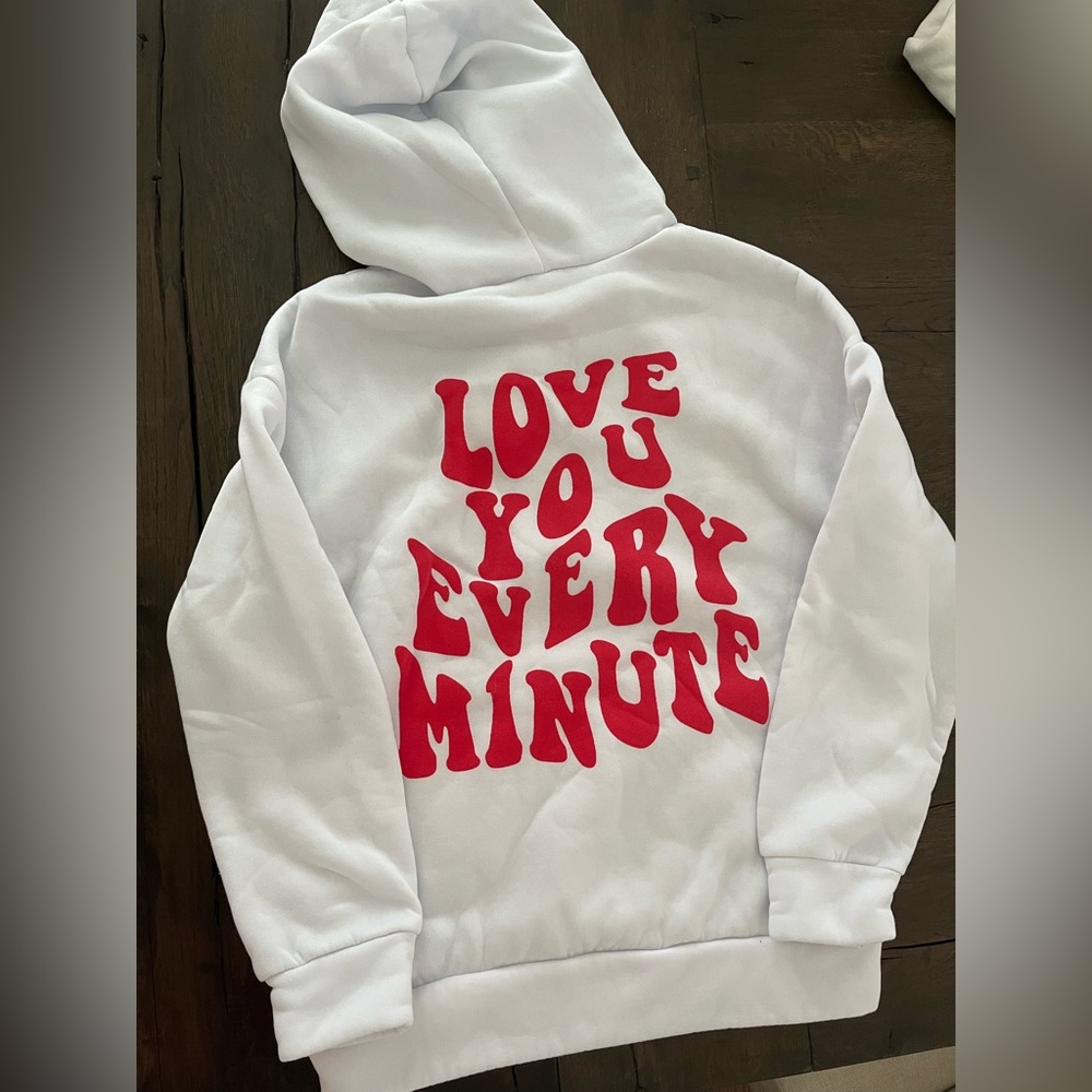 Oversized Love You Every Minute Hoodies